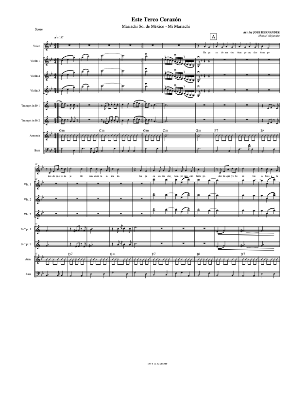 La imagen puede contener una previsualizacion de una partitura